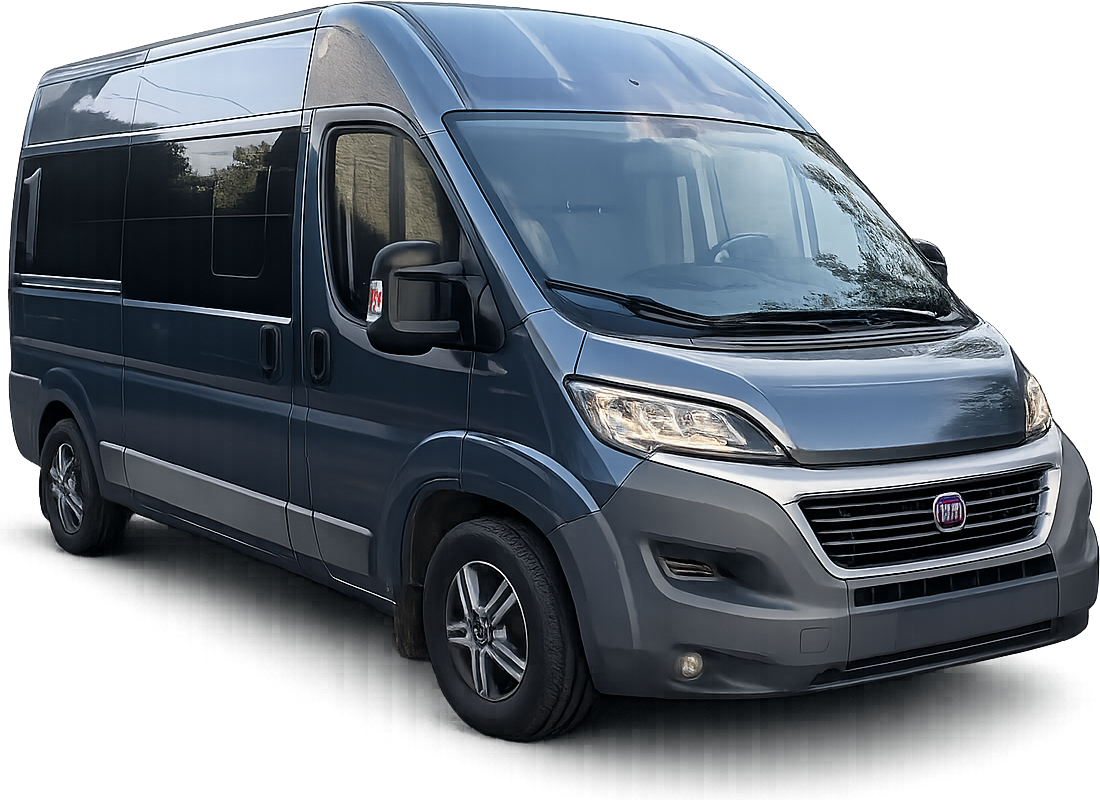 Magasított, hosszított Fiat Ducato 9 személyes kisbusz